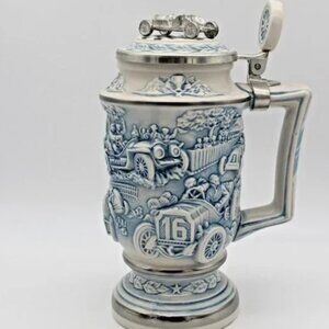 Avon 1989 Stein Race Car Indy Sprint Nascar Ceramarte Brazil #213266 Vintage 9"